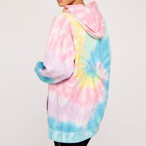 APRICOT | Tie-Dye Oversized Hooded Sweatshirt